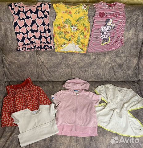 Большой пакет вещей девочке на 4-5 лет