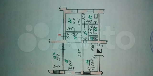 4-к. квартира, 102,4 м², 1/1 эт.