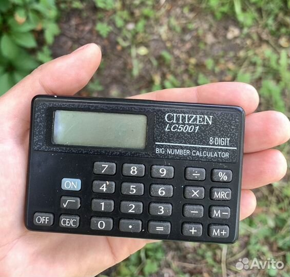 Калькулятор citizen маленький