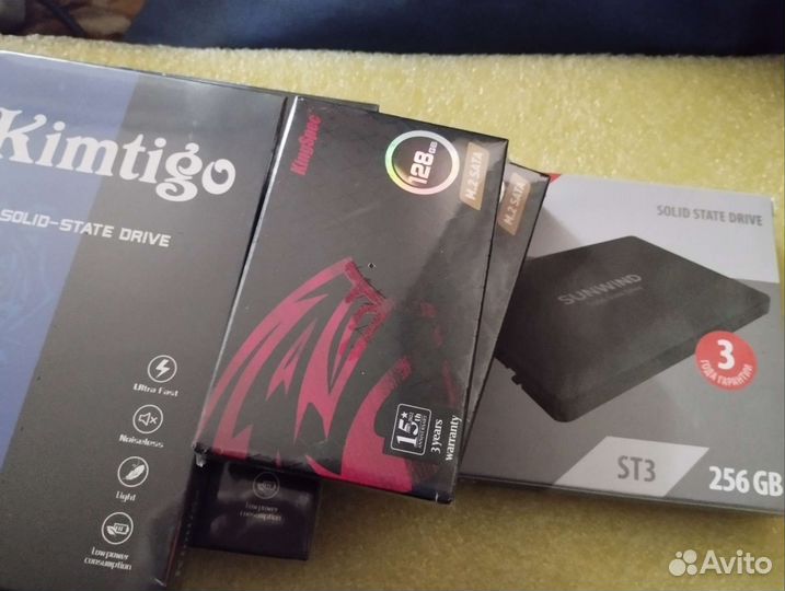 Ssd m2 128 / 240 новые 3года гарантии