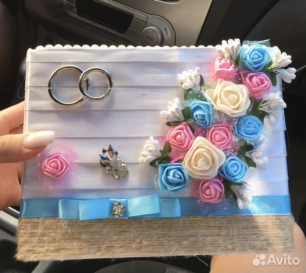 Свадебная коробка для денег