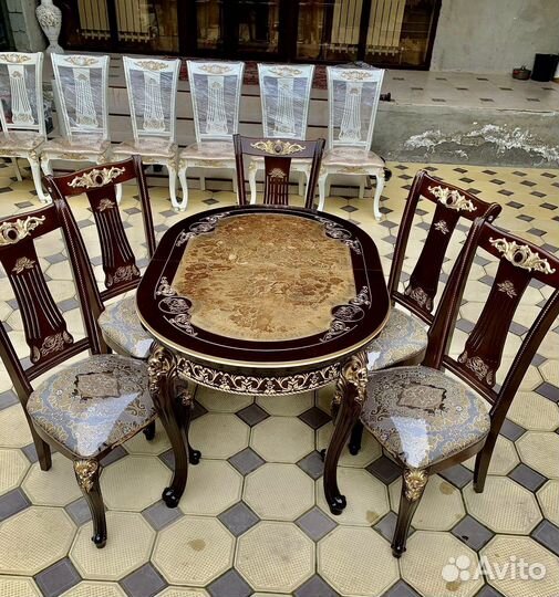 Столы и Стулья из Массива Дерева Новое v111