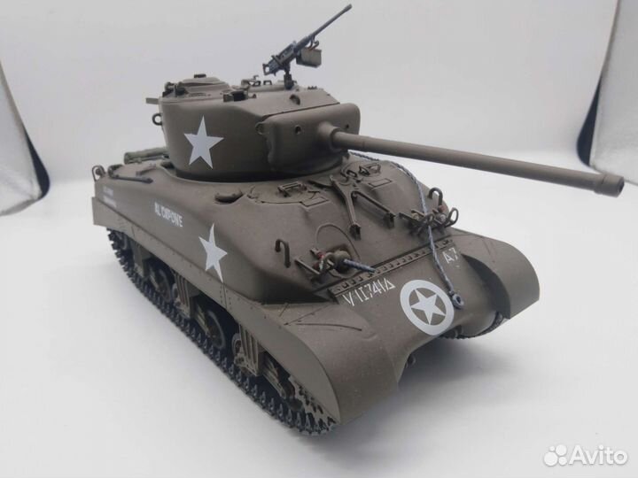 Модель американского танка м4а3 в масштабе 1:35