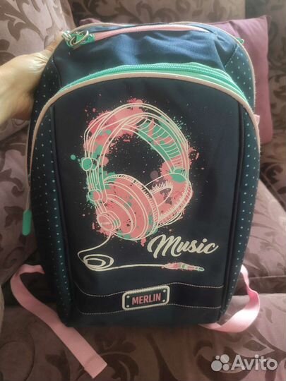 Рюкзак школьный для девочки Мерлин