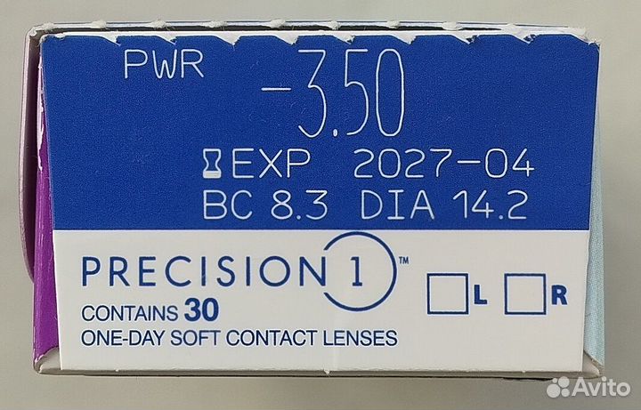 Линзы контактные alcon Precision 1