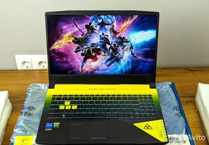 Игровой MSI Crosshair R6E I7-12700H/RTX3060/144Hz