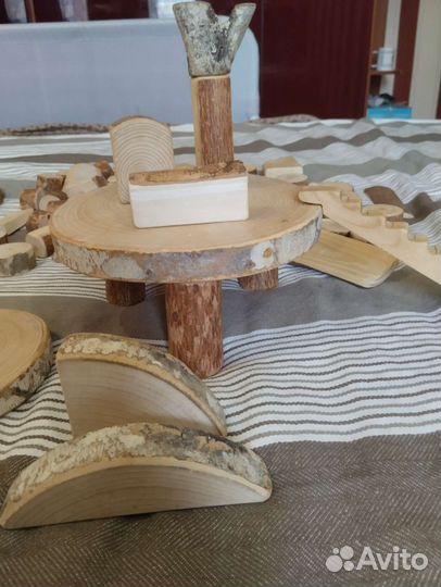 Вальдорфский деревянный конструктор