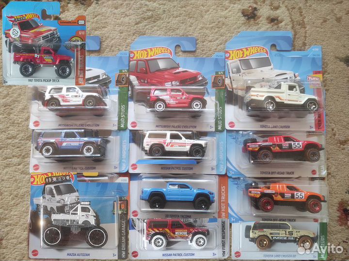 Hot Wheels подборка внедорожников