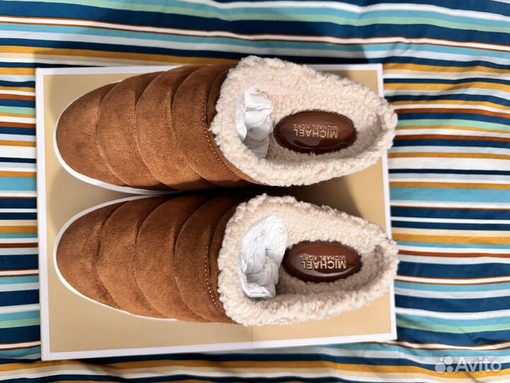 Меховые сабо michael kors новые оригинал