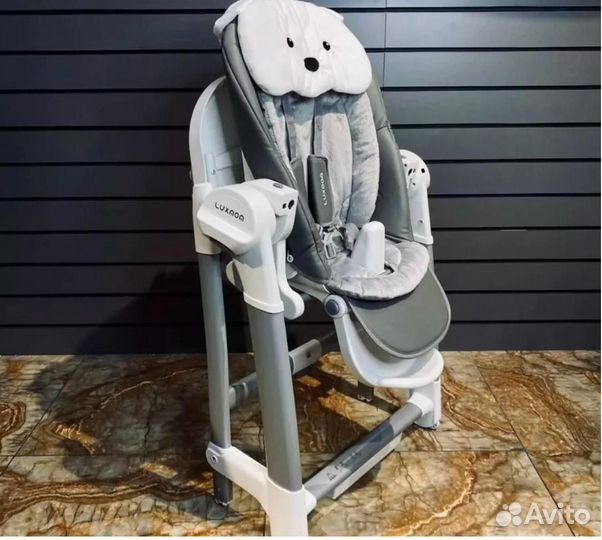 Стульчик для кормления, электрокачели Luxmom