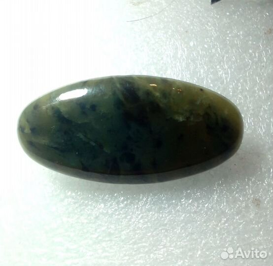 Серьги с нефритом Брошь нефрит