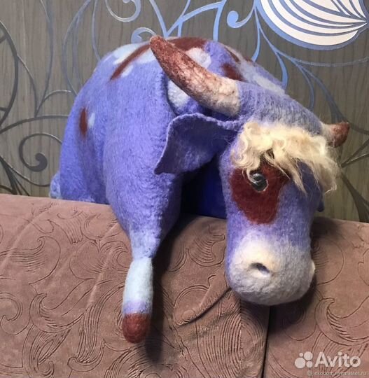 Подушка декоративная складная Бычок