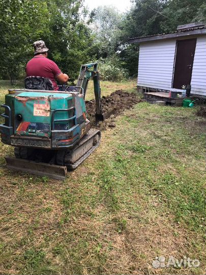 Услуги миниэкскаватора