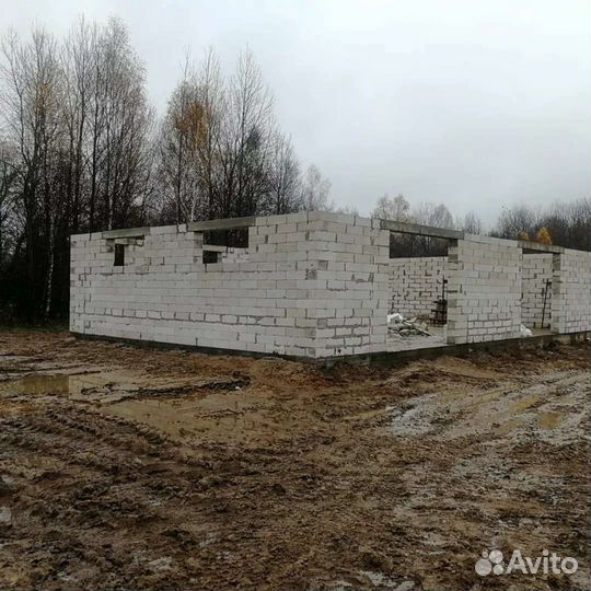 Кладка блоков