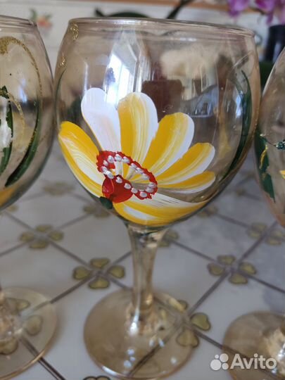 Бокал для вина 6 шт ретро