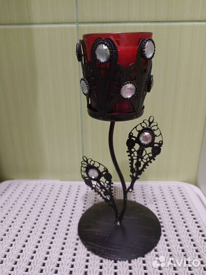 Подсвечник металлический