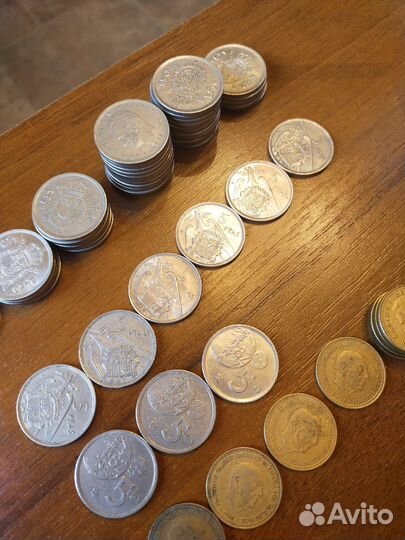 Монеты Испании разных годов