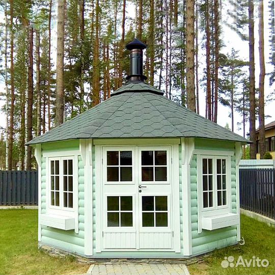 Беседка - гриль 9м2
