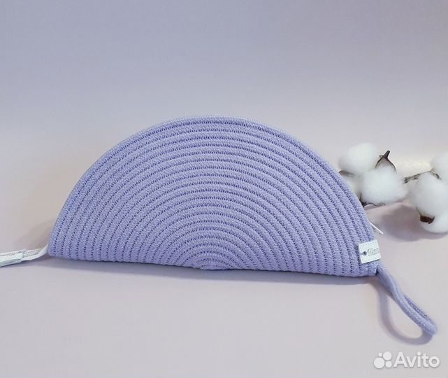 Косметичка из хлопкового шнура