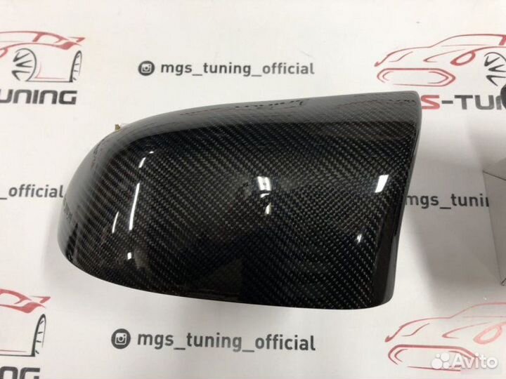 Накладки на зеркала (крышки) Х3 М BMW F25 карбон