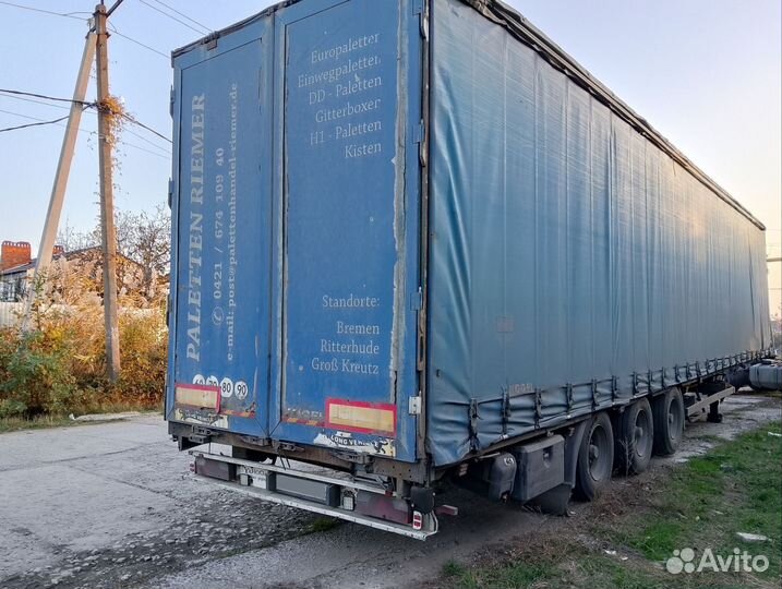 Полуприцеп шторный Kogel Mega, 1997