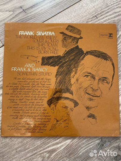 Frank Sinatra The World We Knew lp UK
