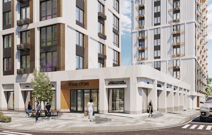 2-к. квартира, 61,2 м², 18/22 эт.