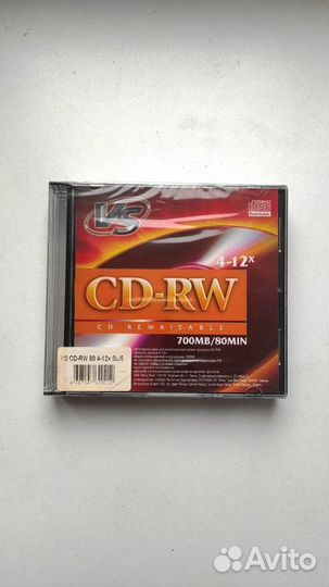 Диски cd rw 5 шт