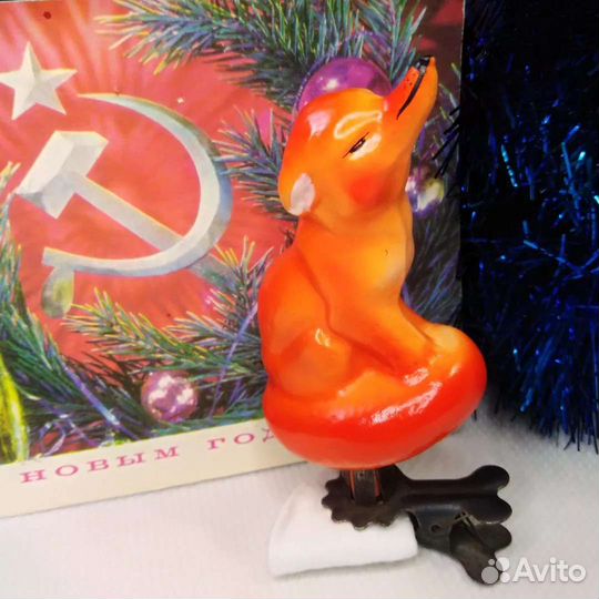 Елочные игрушки СССР