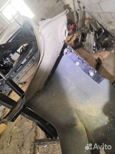 Бампер задний рено логан оригинал серый