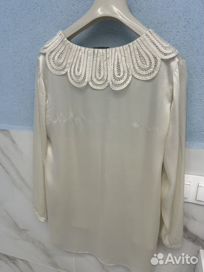 Блузка шелковая Massimo Dutti