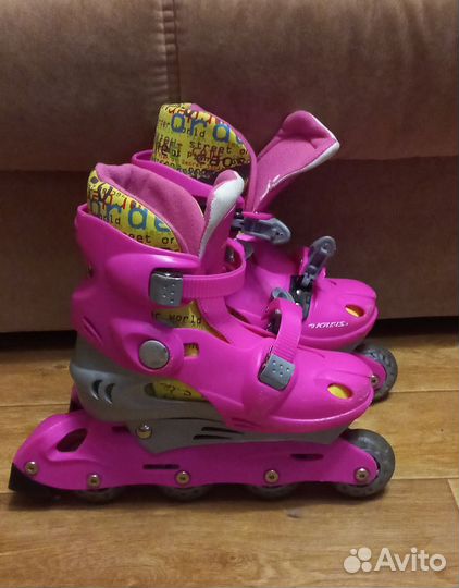 Роликовые коньки детские раздвижные