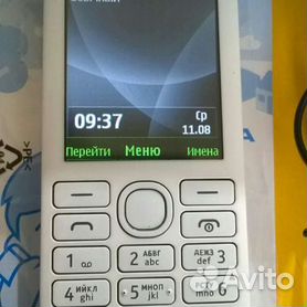 Клавиатура Nokia 206 White Original TW