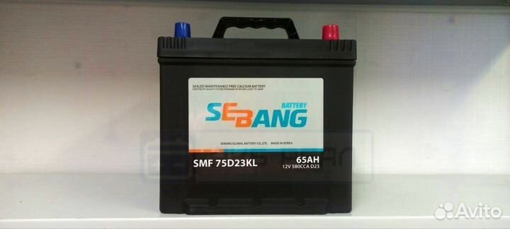 Аккумулятор 65 Ач Sebang Asia