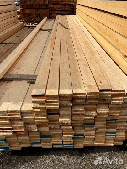 Доска обрезная 25х150х6000мм 1 сорт ГОСТ