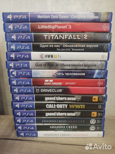 Диски игры для ps4