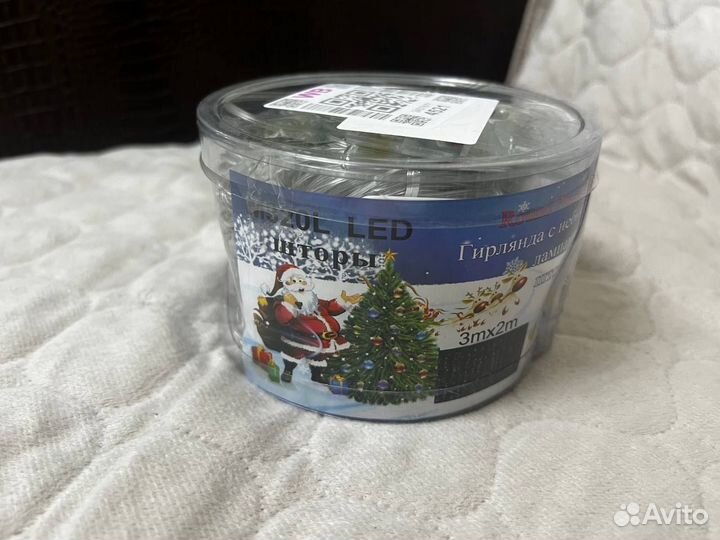 Гирлянда штора 3 на 2