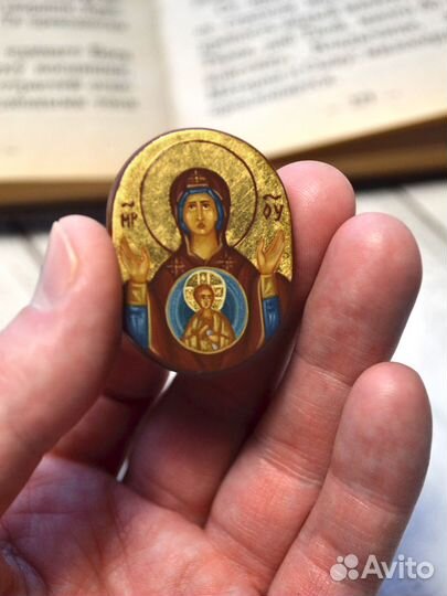 Дорожная икона Богородица Знамение