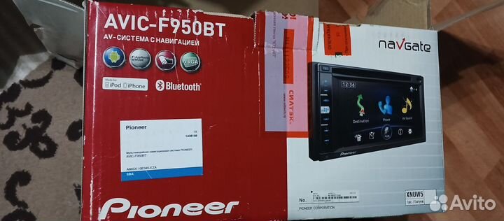 Pioneer avic-F950BT