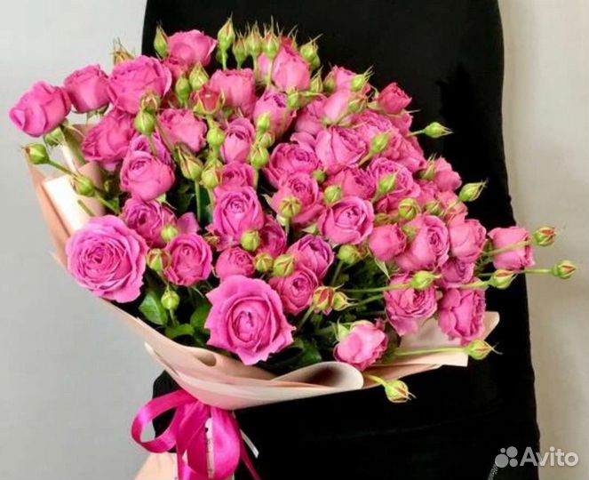 Букет Пионовидные Розы. Цветы. Доставка