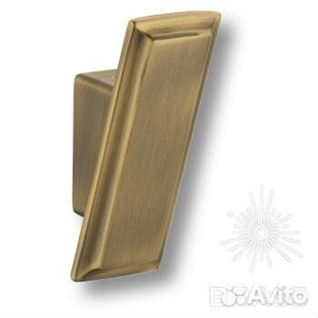 Крючок мебельный, состаренная латунь, 7104 010MP30