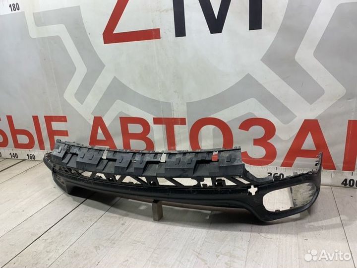 Юбка бампера задняя Porsche Cayenne 2010-2014