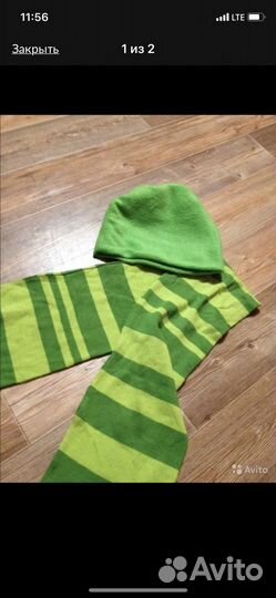 Шапка зима, шарф, берет