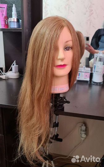 Голова-манекен для парикмахеров