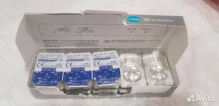 Линзы acuvue oasys astigmatism -4