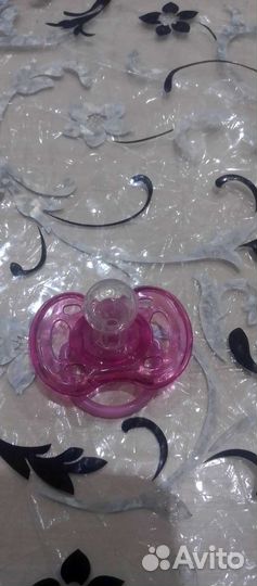 Соска пустышка силиконовая 6+