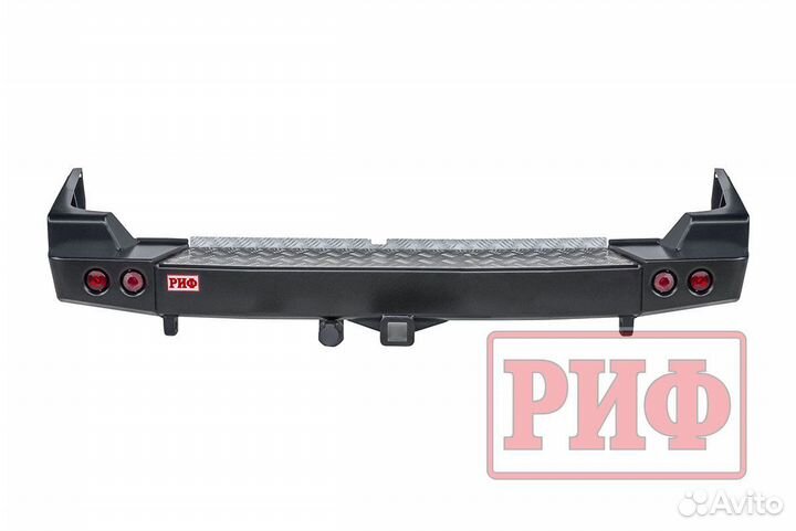 Бампер риф силовой задний Toyota Land Cruiser 100