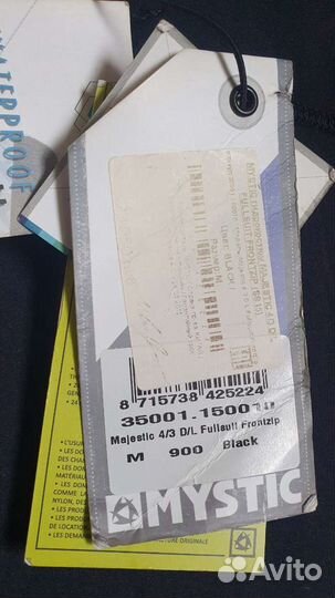 Не б/у гидрокостюм Majestic 4/3 D/L