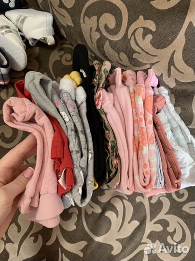 Большой пакет одежды для девочки 68-80