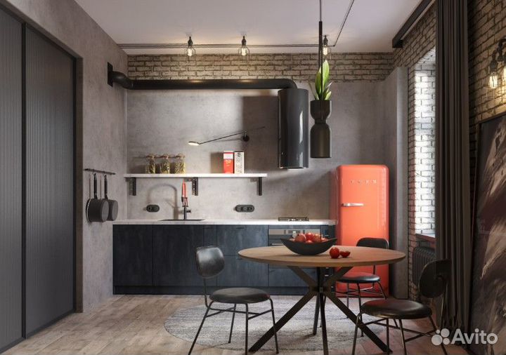 Встроенный кухонный гарнитур под заказ